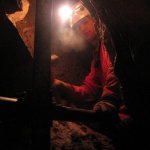 10.6.2007 Drilling in Bojanova Cave
